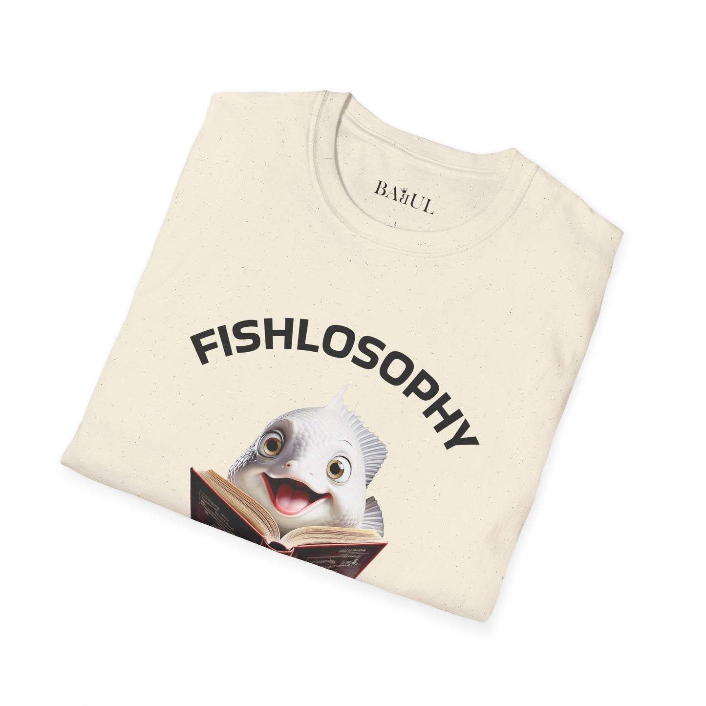 Maglietta unisex Fishlosophy - Design con vibrazioni oceaniche e domande sulla vita - PERLE DI SAGGEZZA DAL MONDO DEI PESCI