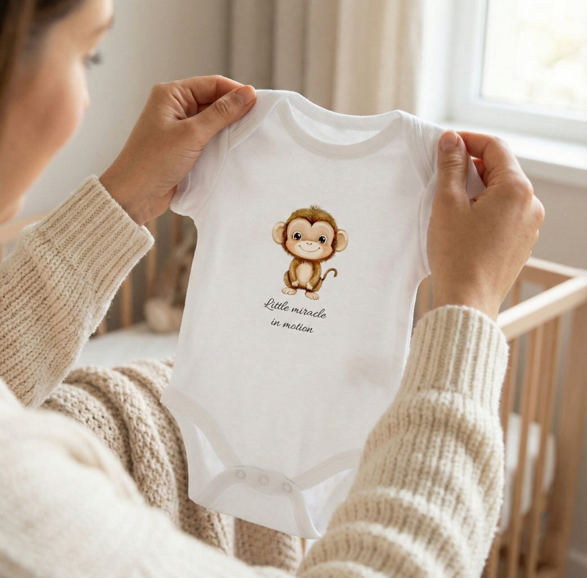 Adorable BABY BODYSUIT. Celebrate the joy of new life with this charming Infant Bodysuit, designed to keep little ones comfortable and stylish.