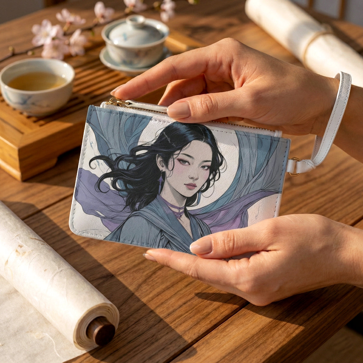 Japanese Feminine Grace - Our&nbsp;Clutch Bags&nbsp;are inspired by the mysterious elegance of&nbsp;Japanese femininity, transforming an accessory into an object of style and culture.