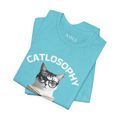 Catlosophy Unisex Jersey Maglietta a maniche corte – Design "Non ti sto ignorando, solo che non me ne frega niente"