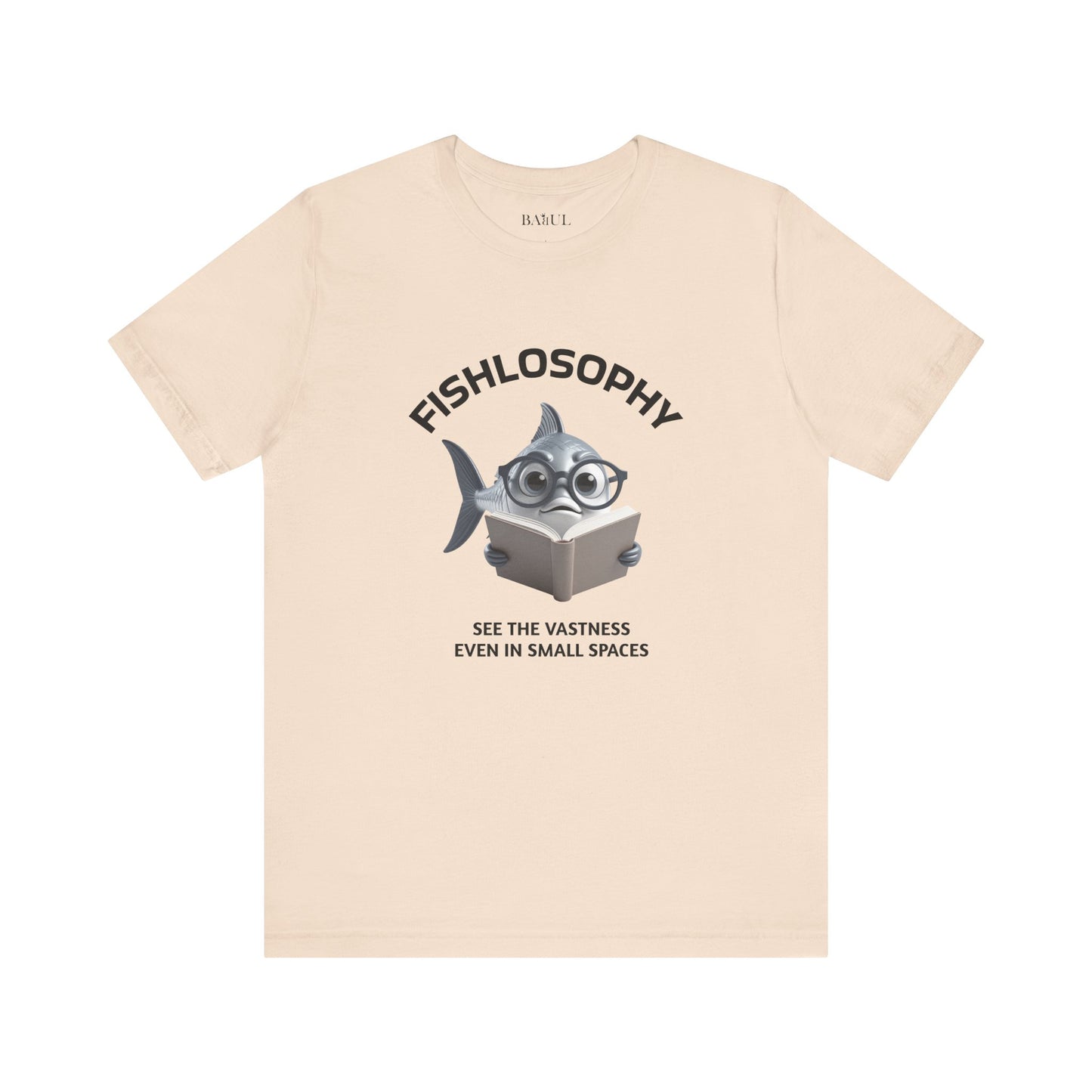 Fishlosophy Unisex Jersey Maglietta a maniche corte – Vedi la vastità anche in spazi ristretti.