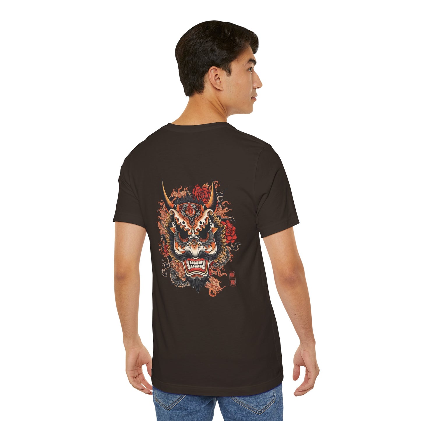 The Bold Oni Mask Streetwear T-Shirt