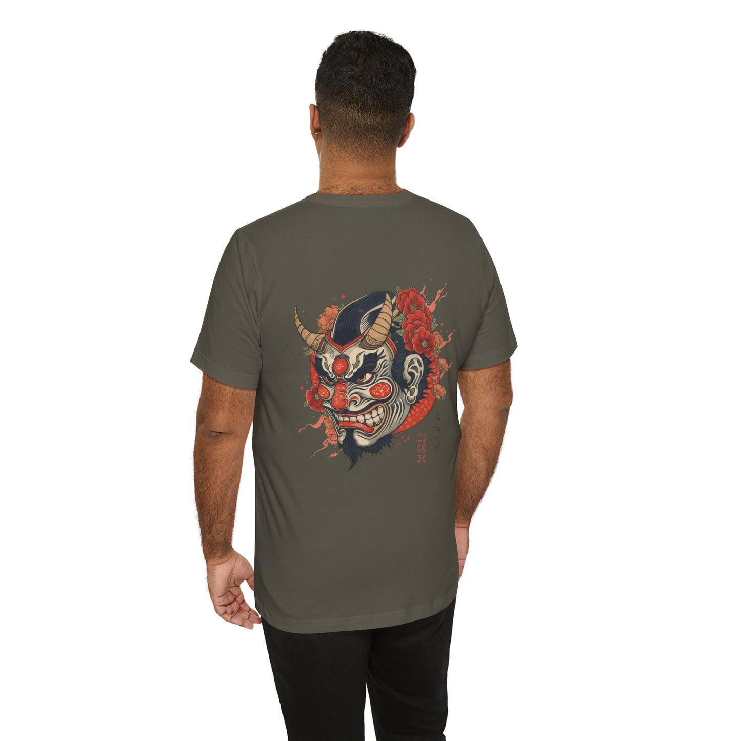 The Bold Oni Mask Streetwear T-Shirt