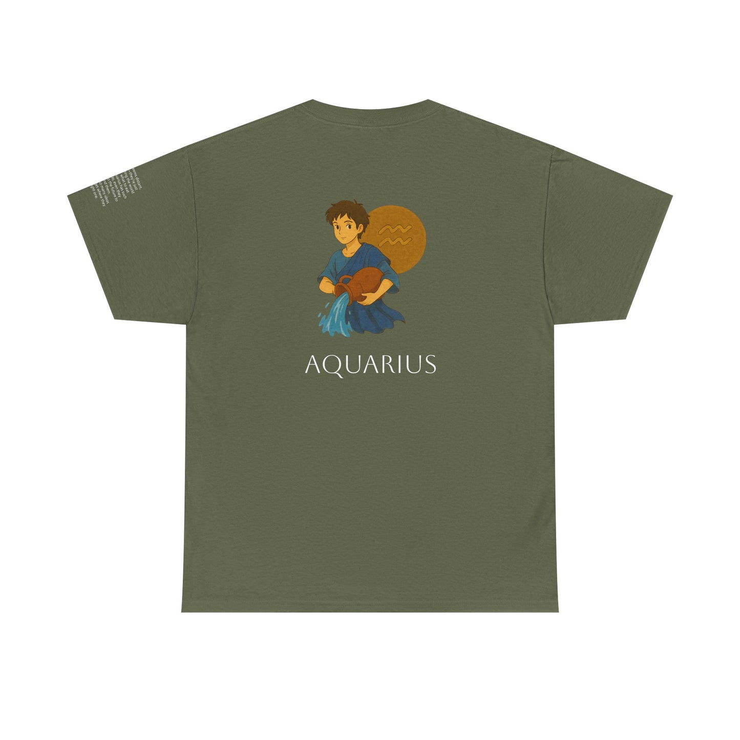 ACQUARIO - T-shirt Zodiacali da sogno: la magia delle stelle in stile Ghibli
