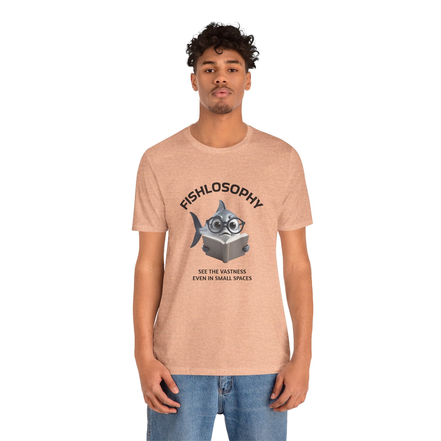 Fishlosophy Unisex Jersey Maglietta a maniche corte – Vedi la vastità anche in spazi ristretti.