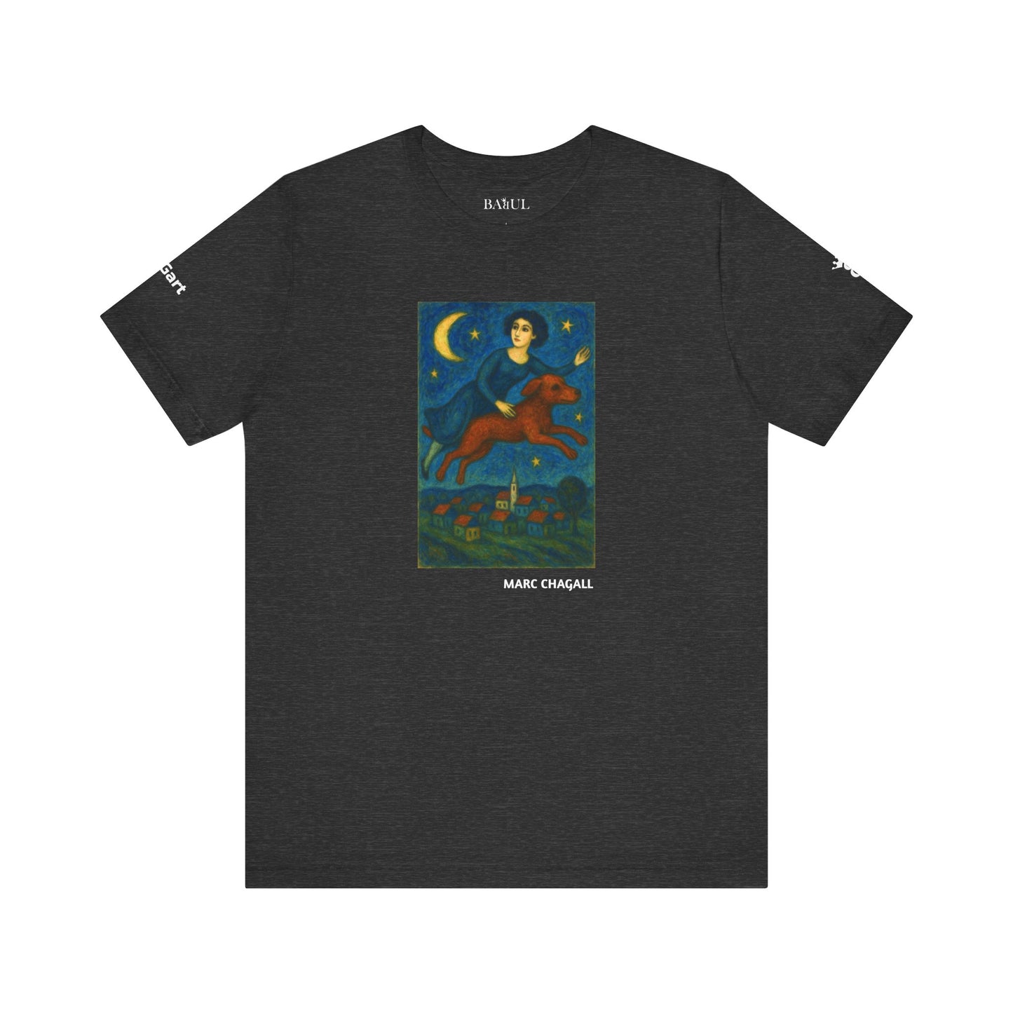 T-Shirt unisex  DOGART - MARC CHAGALL - Un dipinto iconico rivisitato con i cani