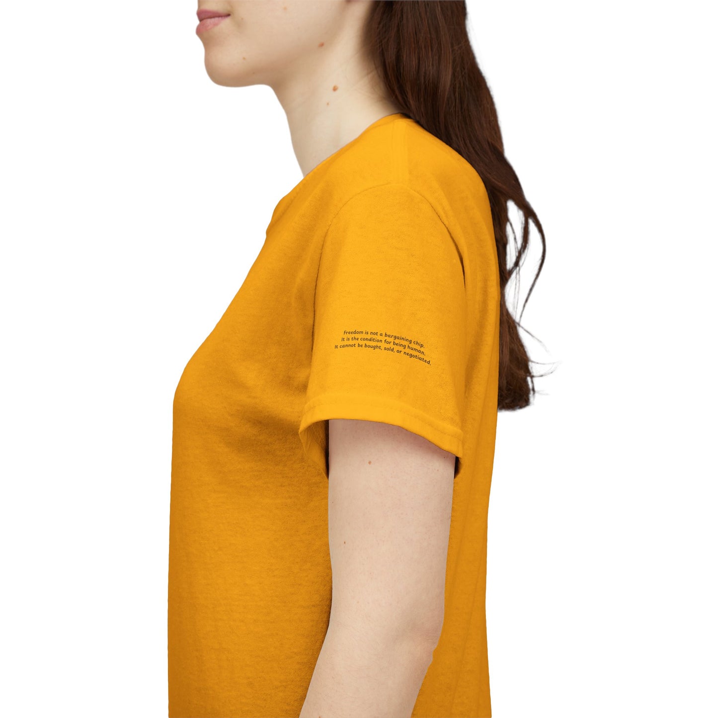 Rebel Graphic Tee - Unisex Heavy Cotton T-Shirt for the Wild at Heart. Rebel Tees, Born to Be Worn - FREEDOM IS NON-NEGOTIABLE