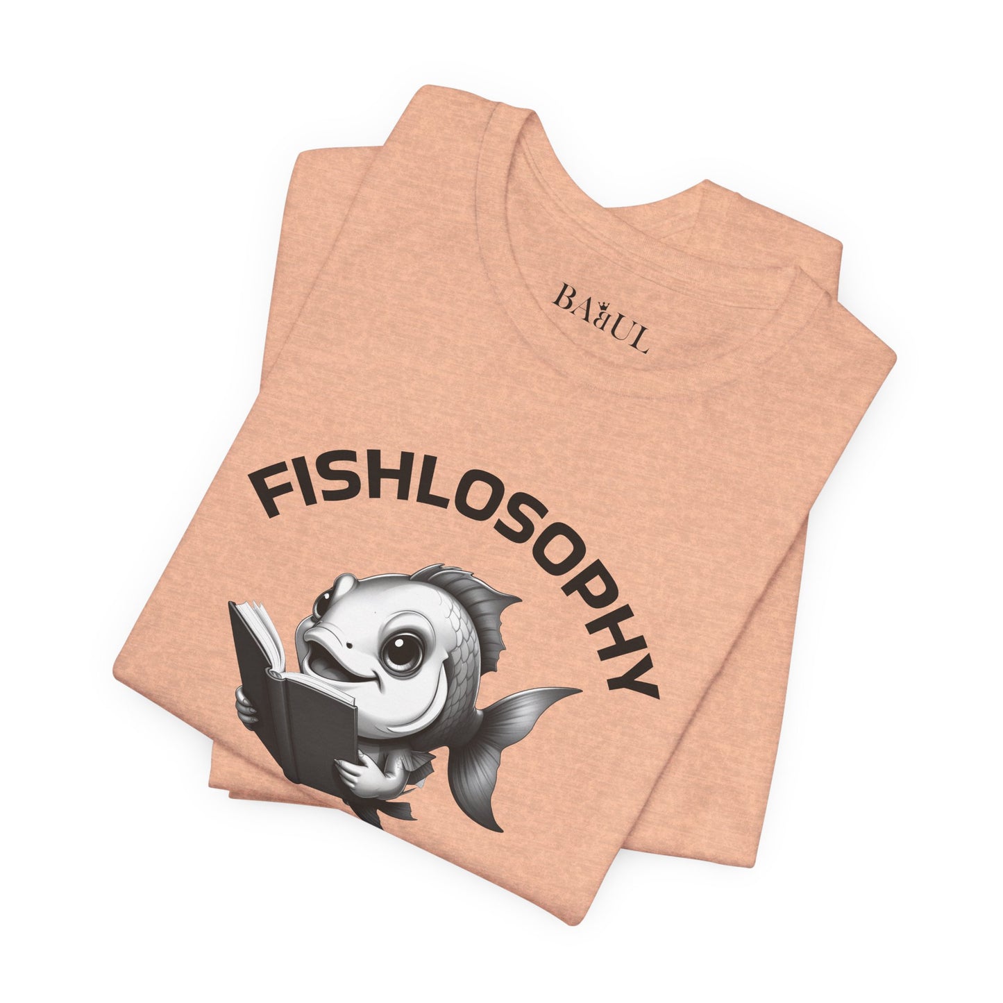Fishlosophy Unisex Jersey Maglietta a maniche corte – Vedi la vastità anche in piccoli spazi.