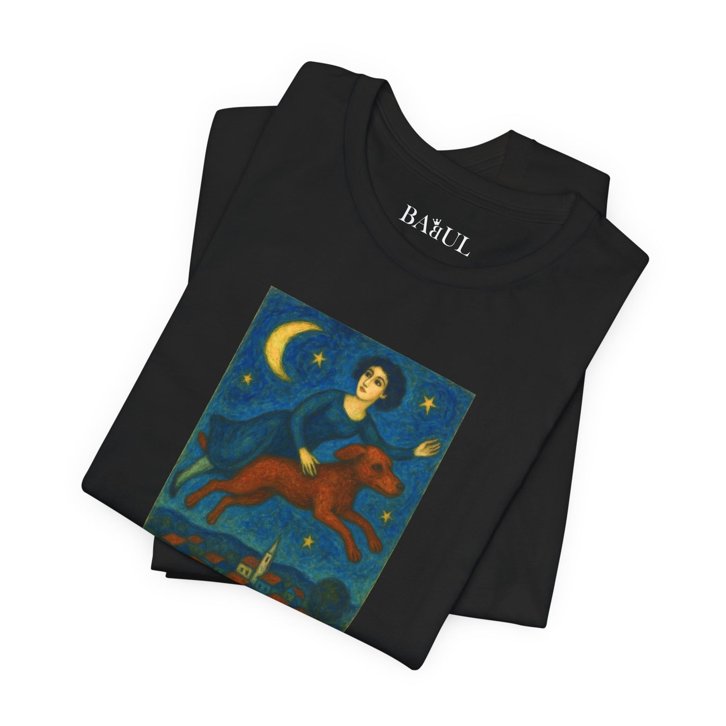 T-Shirt unisex  DOGART - MARC CHAGALL - Un dipinto iconico rivisitato con i cani
