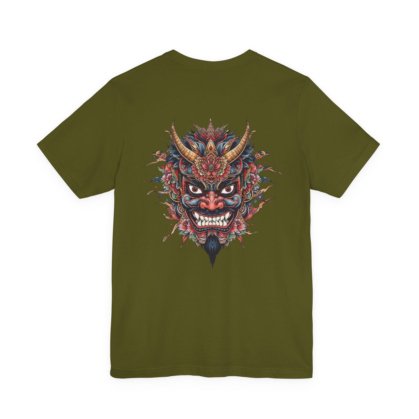 The Bold Oni Mask Streetwear T-Shirt