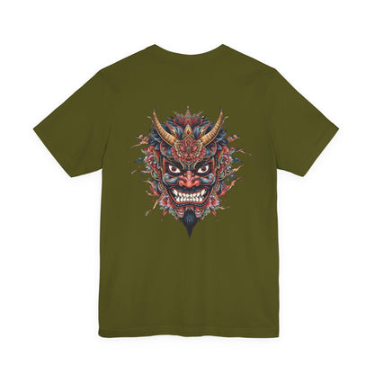 The Bold Oni Mask Streetwear T-Shirt