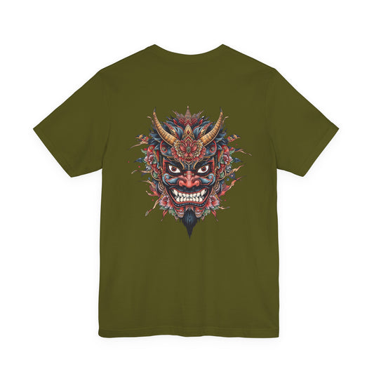 The Bold Oni Mask Streetwear T-Shirt