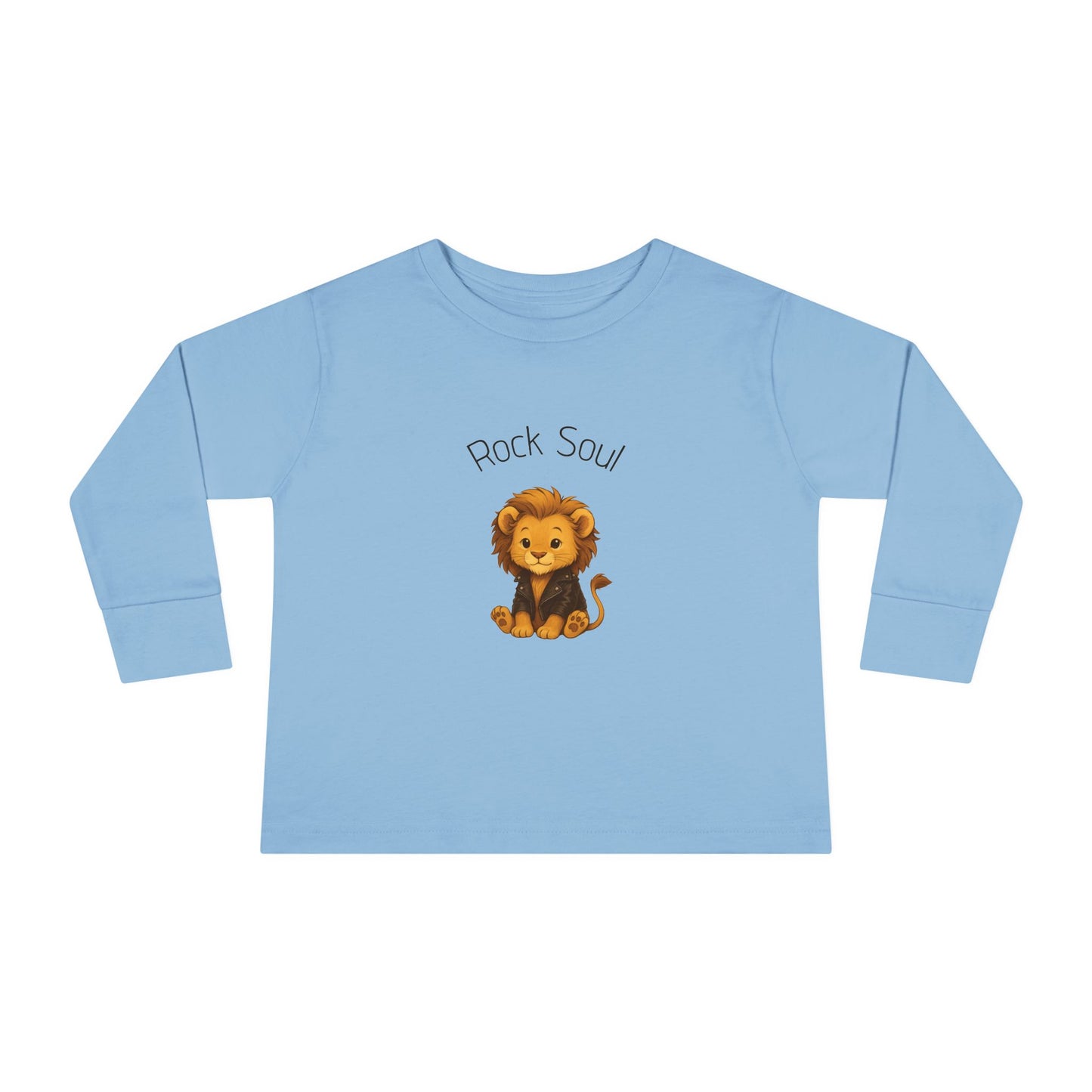 Magliette Rock Soul per bambini - Leone - Animali dolci con un ritmo ribelle