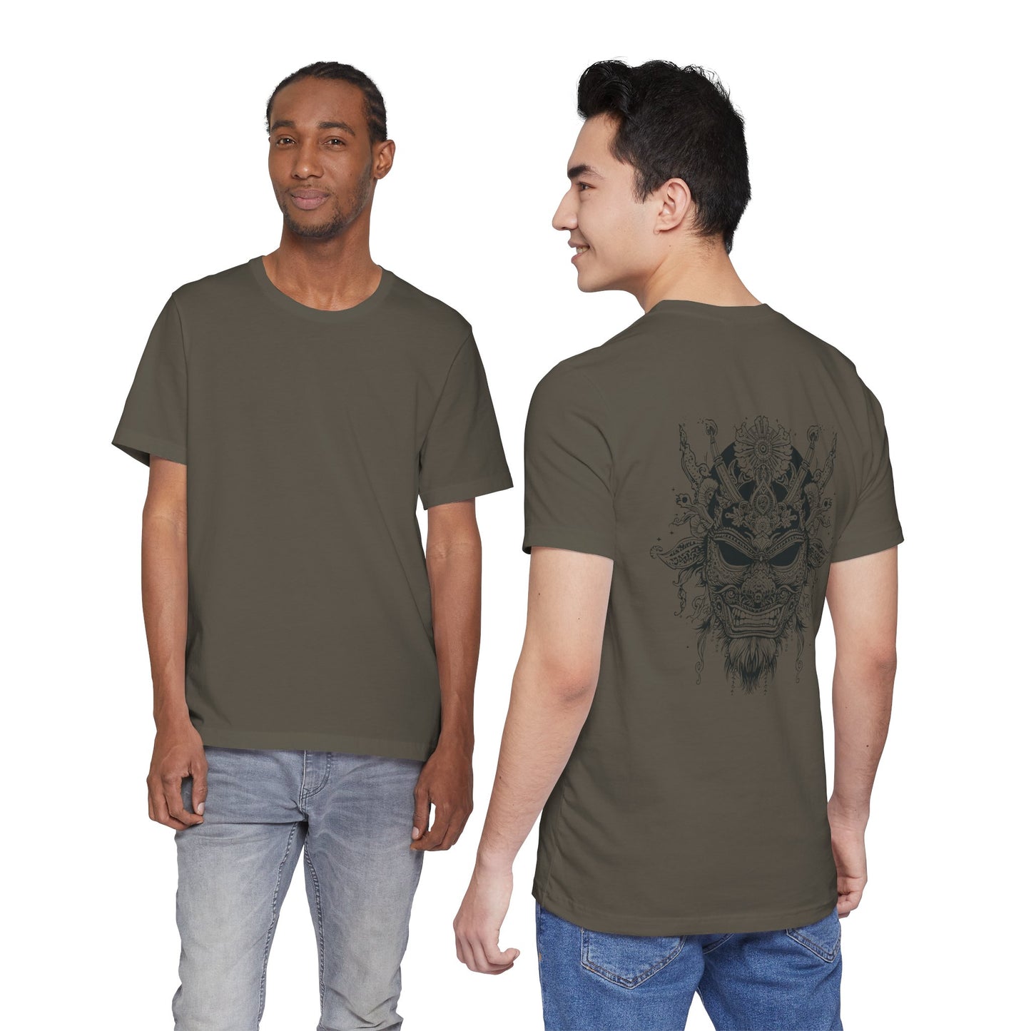 The Bold Oni Mask Streetwear T-Shirt
