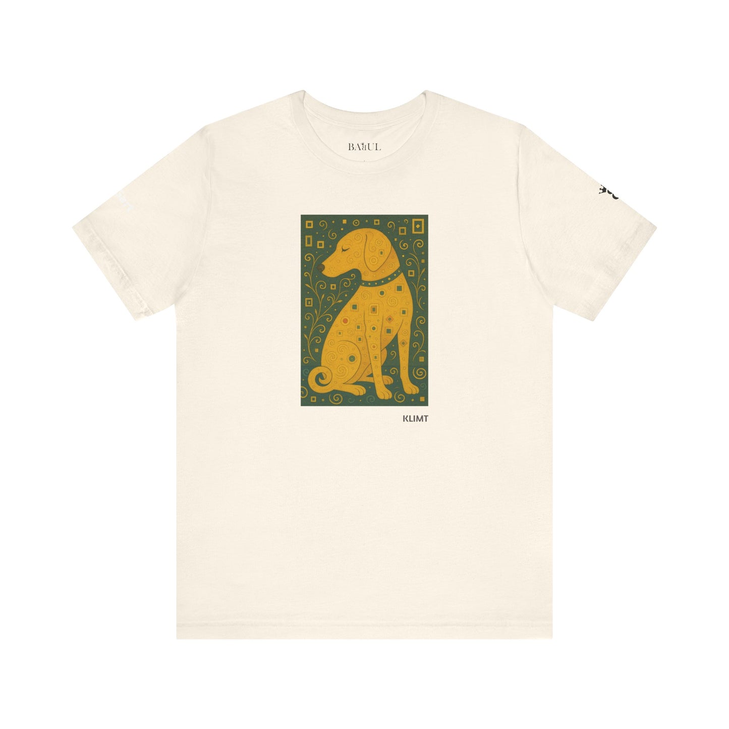 Unisex T-Shirt con cane DOGART  - KLIMT - Dipinto iconico rivisitato con i cani