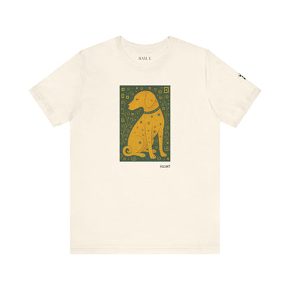 Unisex T-Shirt con cane DOGART  - KLIMT - Dipinto iconico rivisitato con i cani