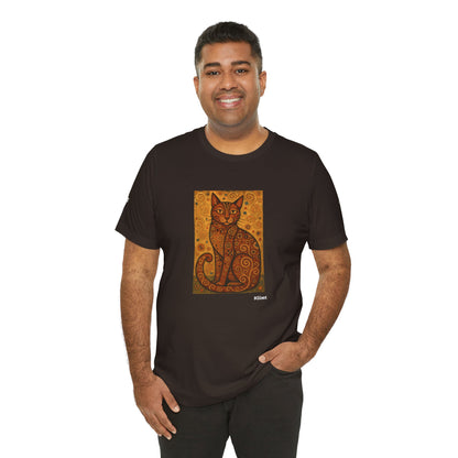 T-shirt unisex CATART - KLIMT - Arte classica, reinterpretata dai gatti.