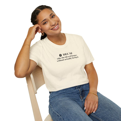 CoffeeTherapy T-Shirt – Irony Is the Best Cure (Right After Coffee)