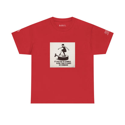 T-shirt Ribelle – Maglietta Unisex in Cotone Pesante per Spiriti Liberi.