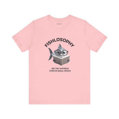 Fishlosophy Unisex Jersey Maglietta a maniche corte – Vedi la vastità anche in spazi ristretti.