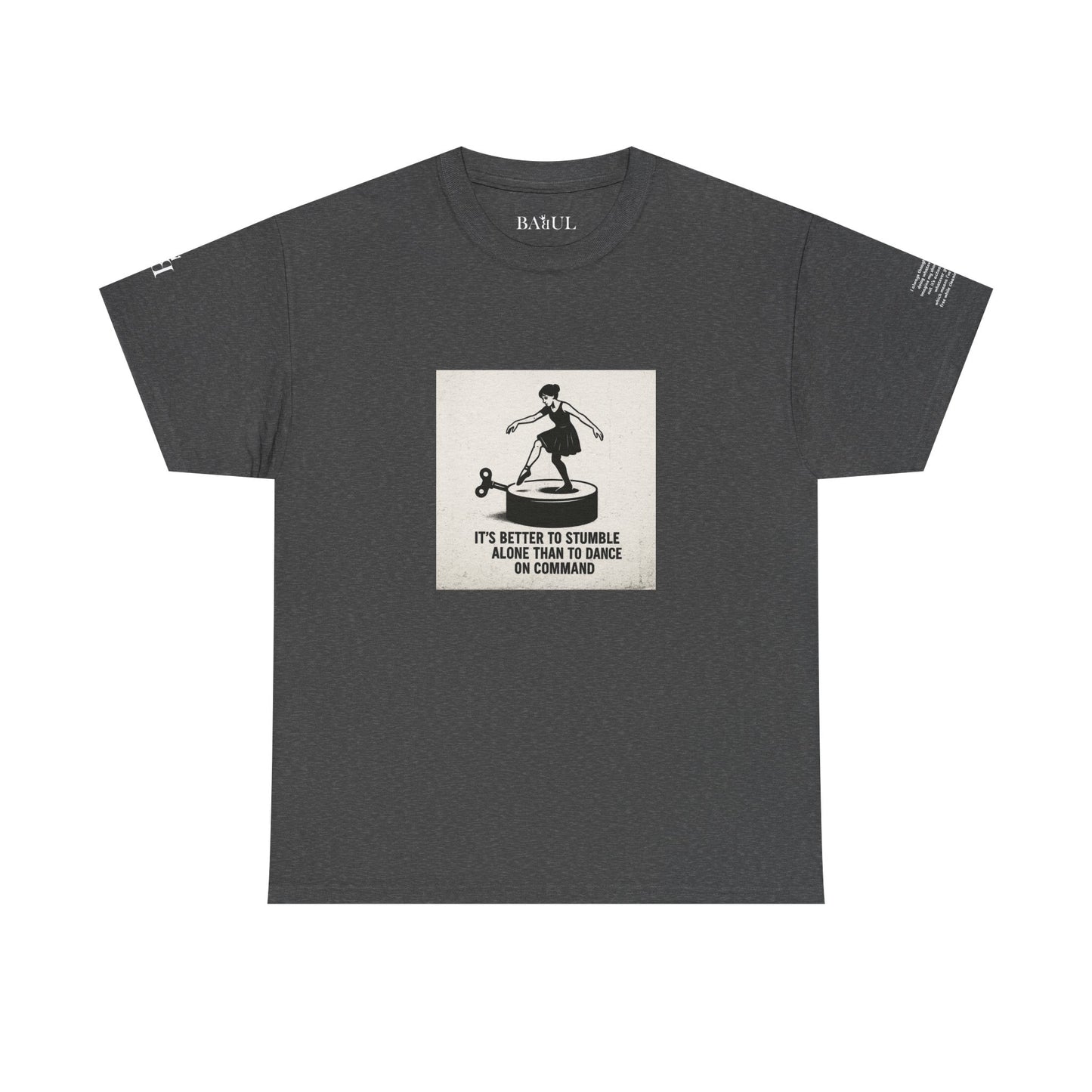 T-shirt Ribelle – Maglietta Unisex in Cotone Pesante per Spiriti Liberi.