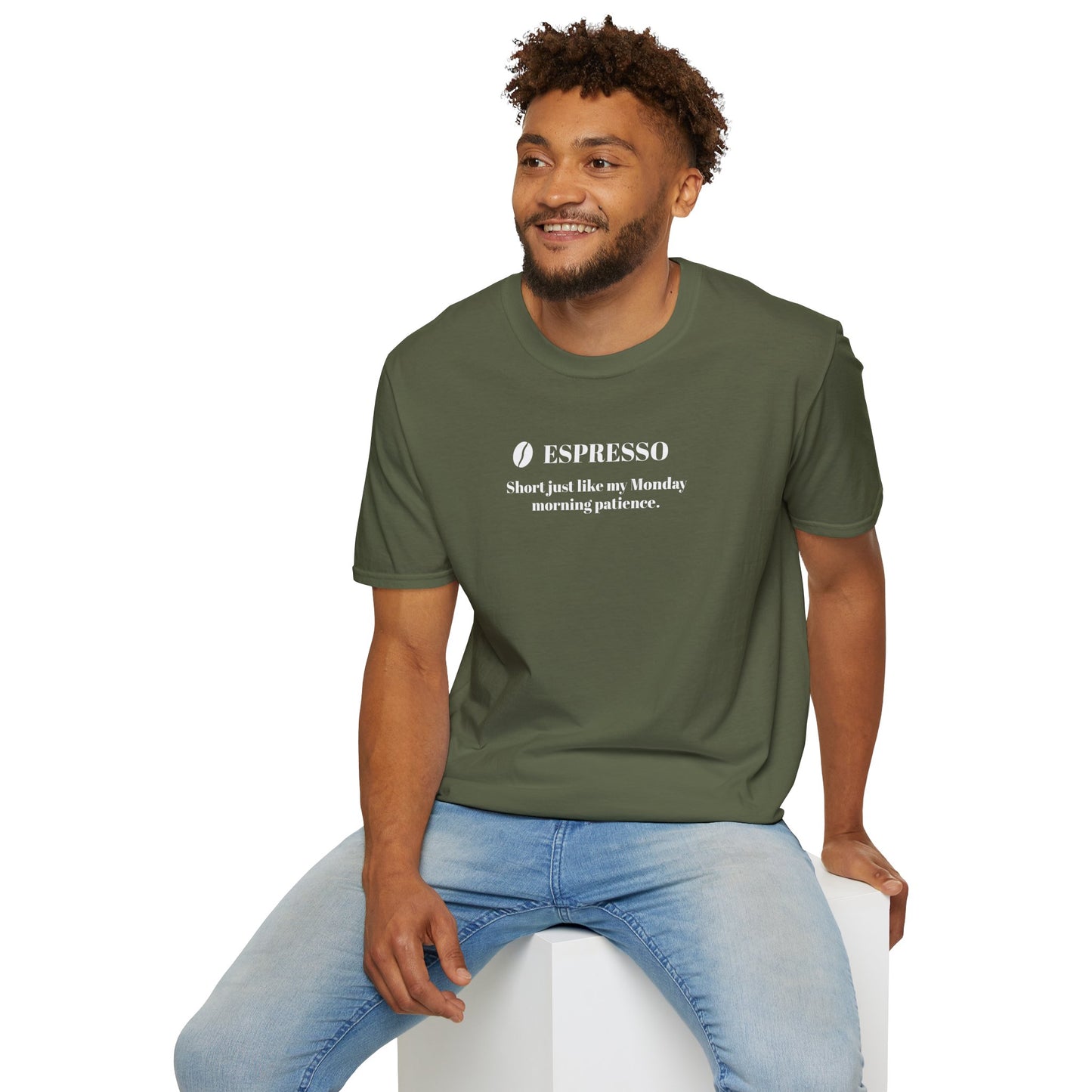CoffeeTherapy T-Shirt – Irony Is the Best Cure (Right After Coffee)