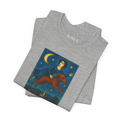 T-Shirt unisex  DOGART - MARC CHAGALL - Un dipinto iconico rivisitato con i cani