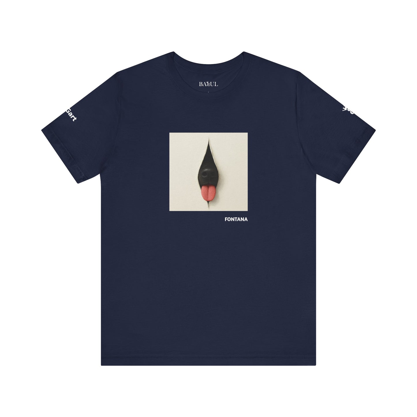 T-Shirt unisex  DOGART - FONTANA - Un dipinto iconico rivisitato con i cani