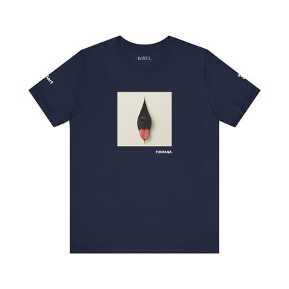 T-Shirt unisex  DOGART - FONTANA - Un dipinto iconico rivisitato con i cani