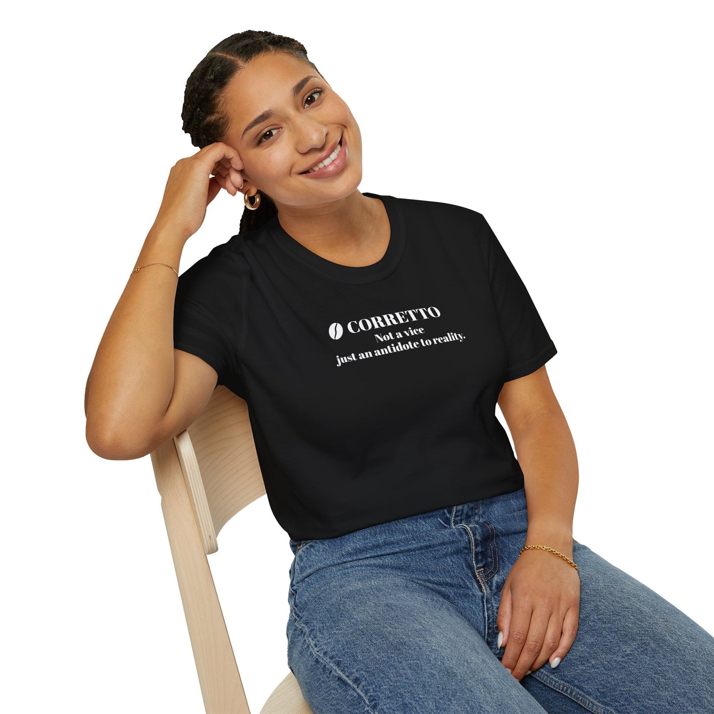 CoffeeTherapy T-Shirt – Irony Is the Best Cure (Right After Coffee)