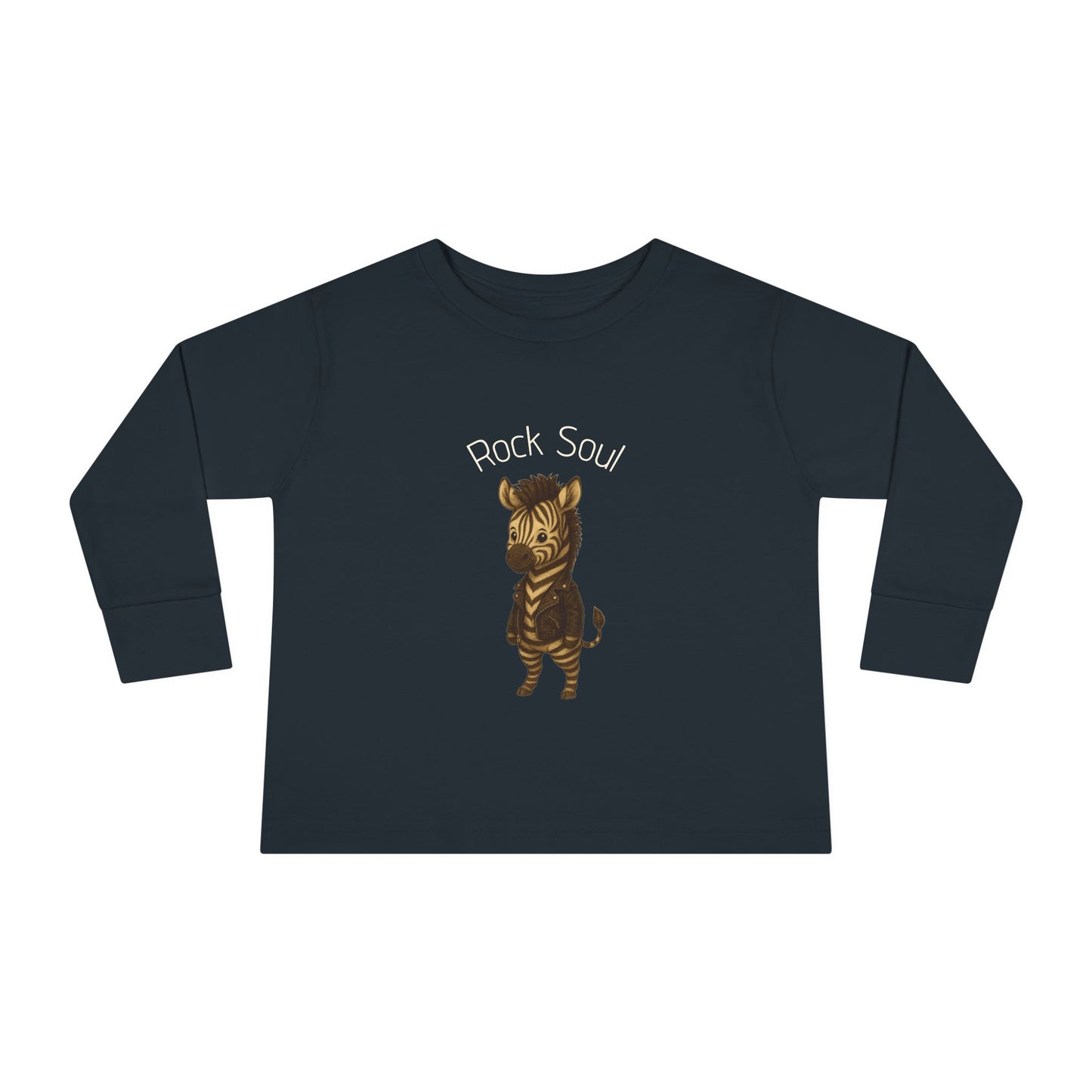 Magliette Rock Soul per bambini - Zebra - Animali dolci con un ritmo ribelle