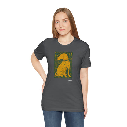 Unisex T-Shirt con cane DOGART  - KLIMT - Dipinto iconico rivisitato con i cani