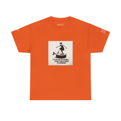 T-shirt Ribelle – Maglietta Unisex in Cotone Pesante per Spiriti Liberi.