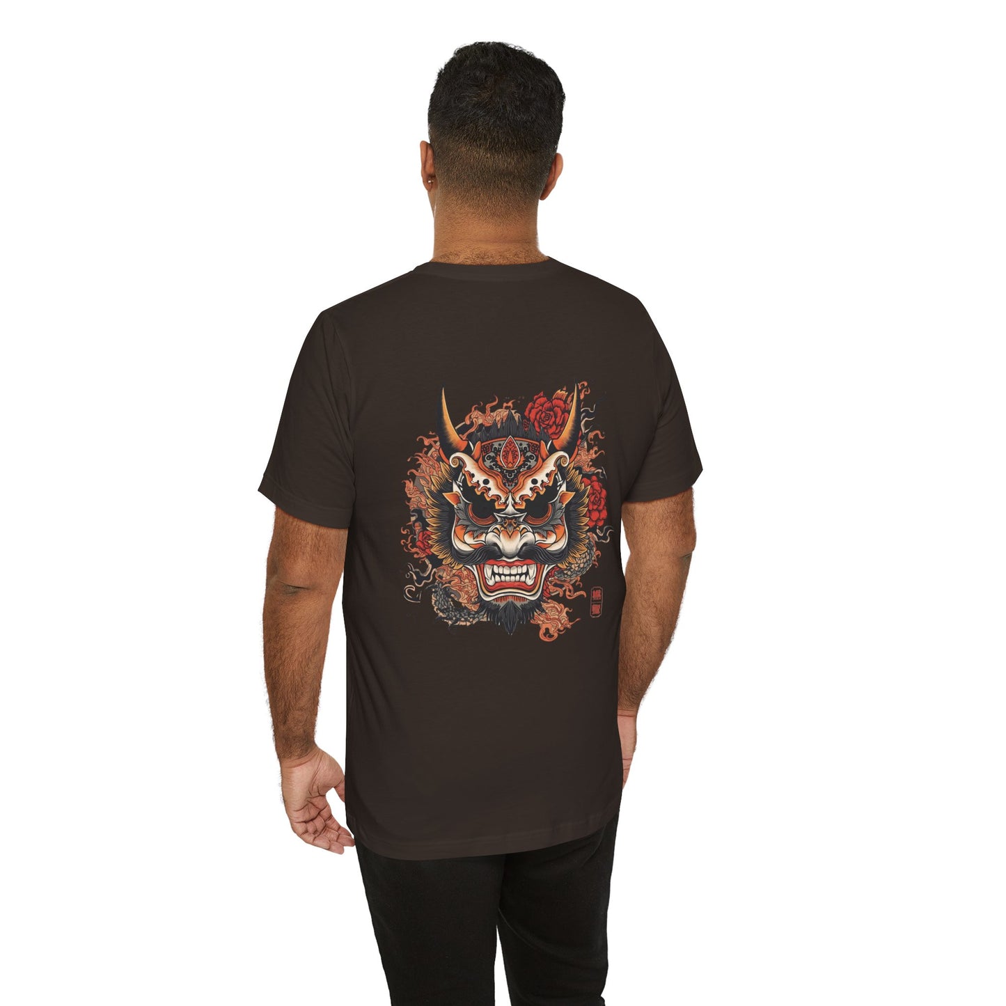 The Bold Oni Mask Streetwear T-Shirt