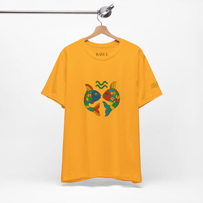 PISCES - T-shirt, The Zodiac in Colors