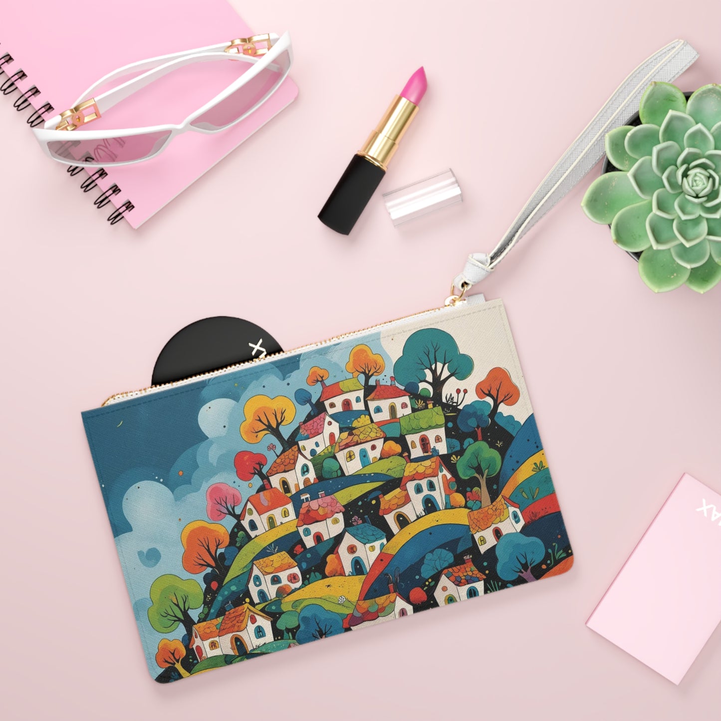 POCHETTE con motivo paesaggio