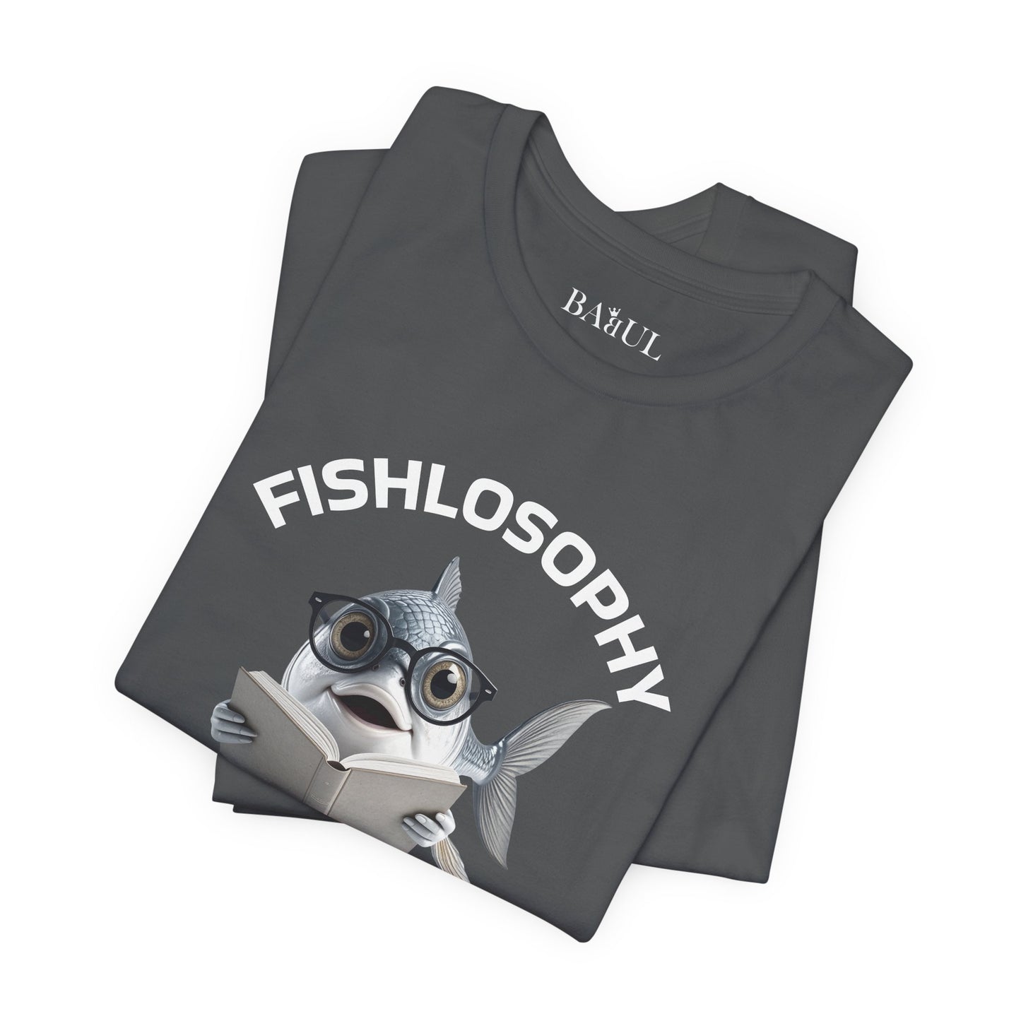 Fishlosophy Unisex Jersey Maglietta a maniche corte – Le profondità dell'oceano non sono per i deboli di cuore.