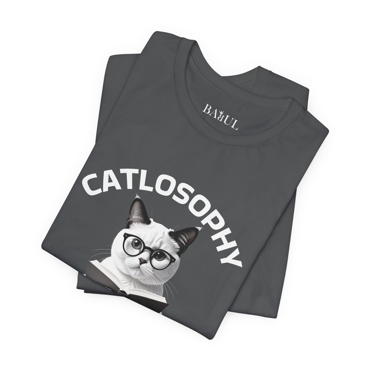Catlosophy Unisex Jersey Maglietta a maniche corte – Design "Riposare non è pigrizia"