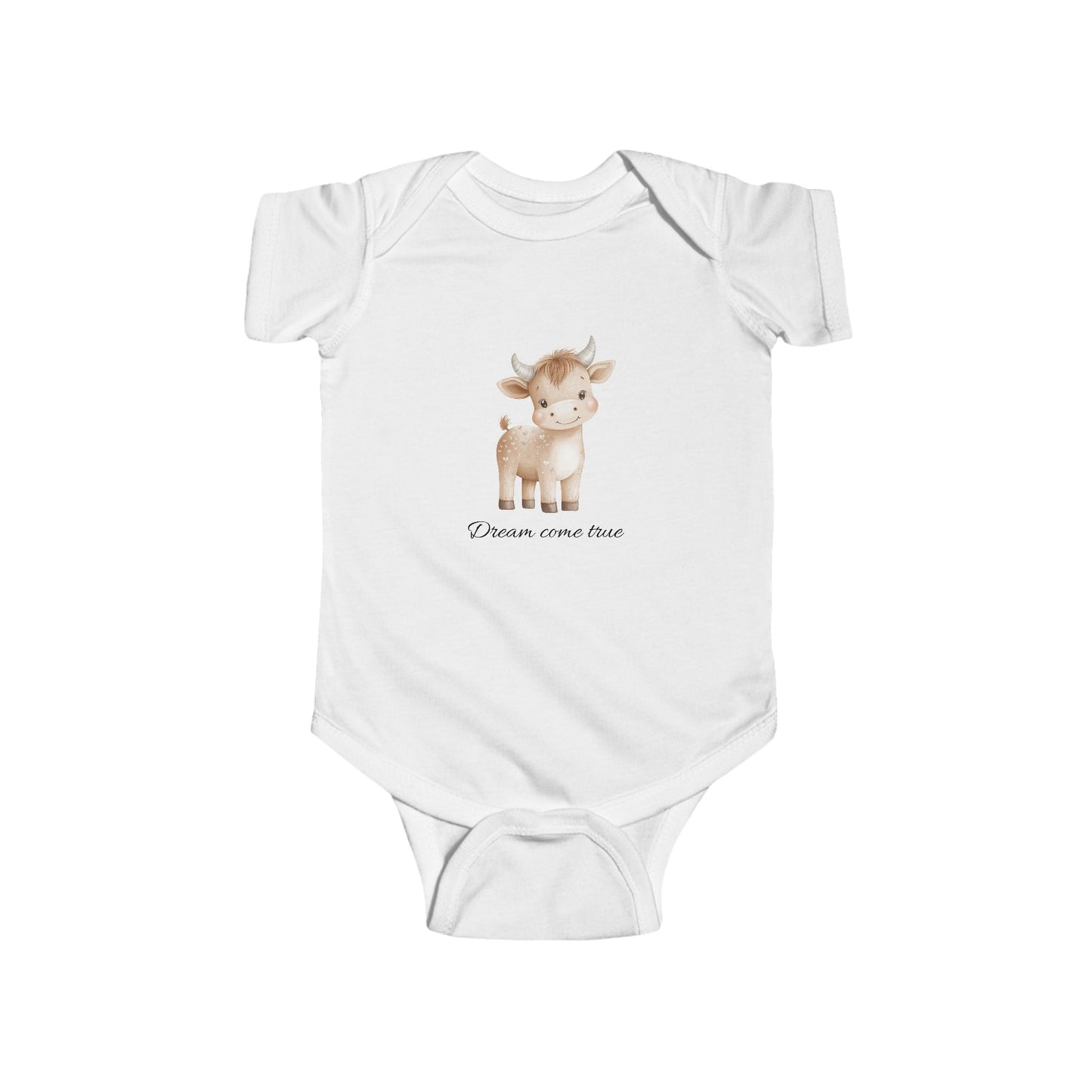 Adorabile body per neonati con grazioso disegno di un toro