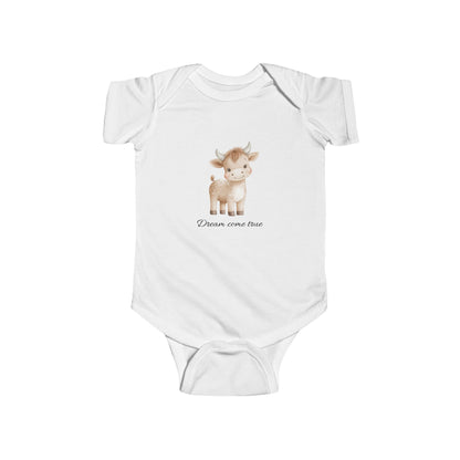 Adorabile body per neonati con grazioso disegno di un toro