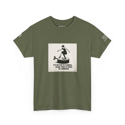 T-shirt Ribelle – Maglietta Unisex in Cotone Pesante per Spiriti Liberi.