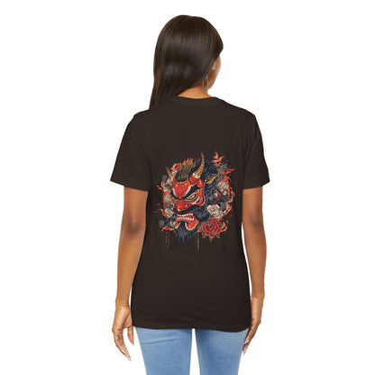 The Bold Oni Mask Streetwear T-Shirt