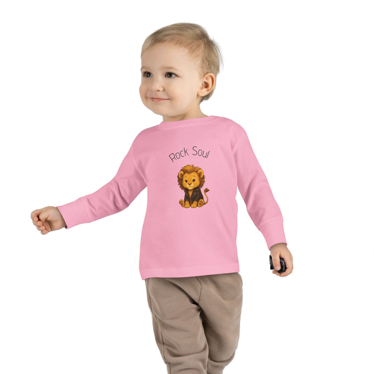 Magliette Rock Soul per bambini - Leone - Animali dolci con un ritmo ribelle