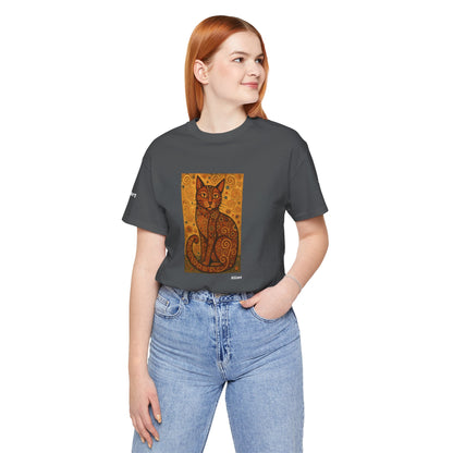 T-shirt unisex CATART - KLIMT - Arte classica, reinterpretata dai gatti.