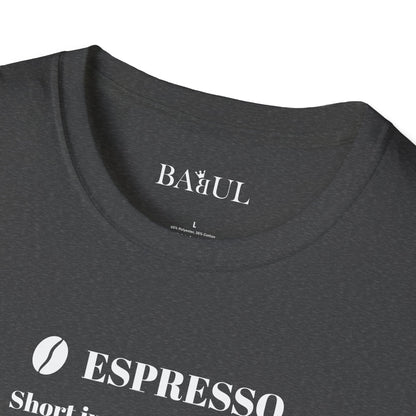 CoffeeTherapy T-Shirt – Irony Is the Best Cure (Right After Coffee)