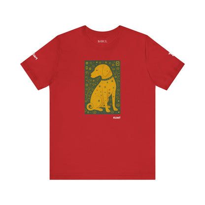 Unisex T-Shirt con cane DOGART  - KLIMT - Dipinto iconico rivisitato con i cani