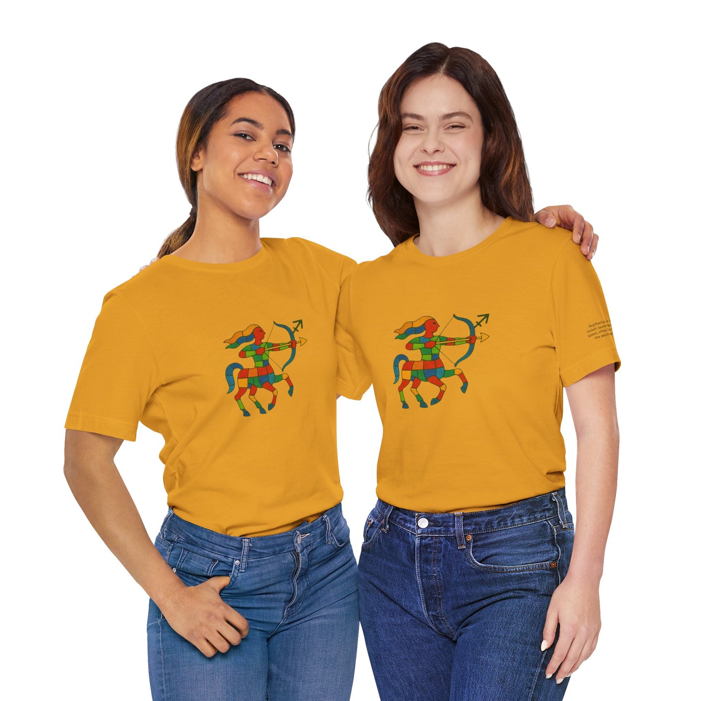 SAGITTARIUS - T-shirt, The Zodiac in Colors
