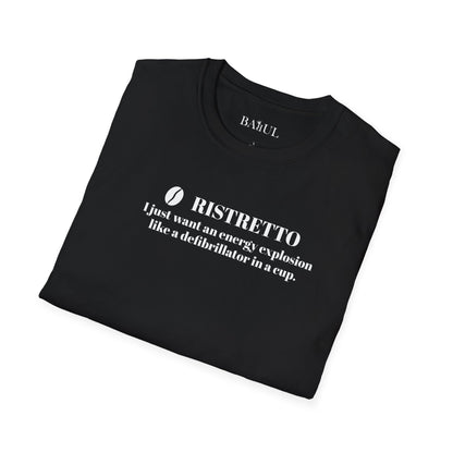 CoffeeTherapy T-Shirt – Irony Is the Best Cure (Right After Coffee)
