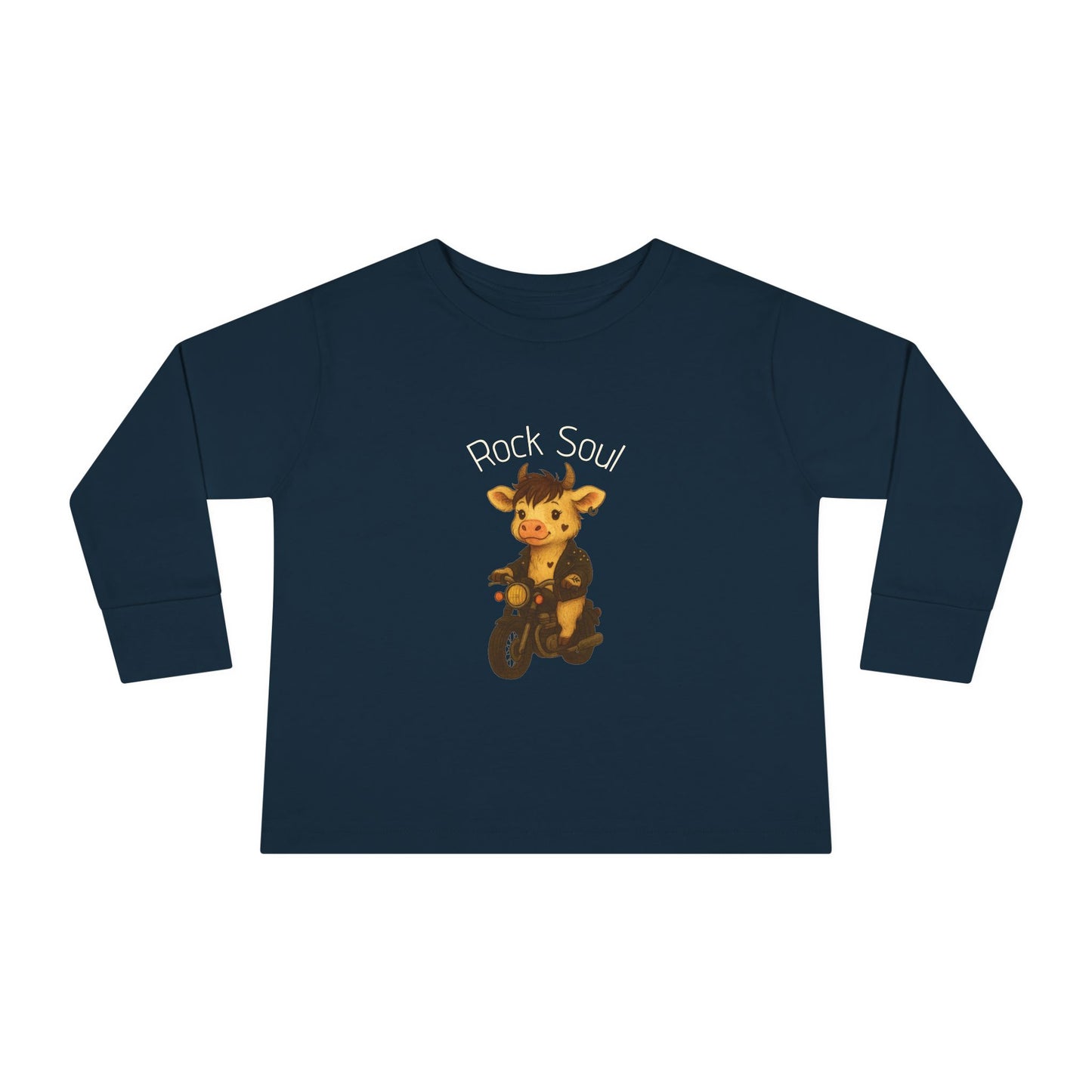 Magliette Rock Soul per bambini - Mucca - Animali dolci con un ritmo ribelle