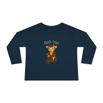 Magliette Rock Soul per bambini - Mucca - Animali dolci con un ritmo ribelle
